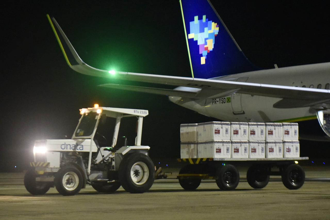 RN recebe 1º lote da CoronaVac; vacinação começa hoje no Estado