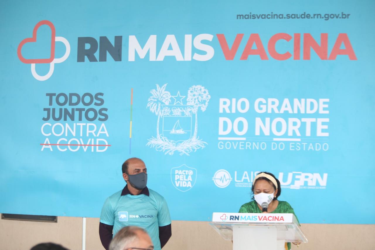 AO VIVO: Assista ao ato simbólico de vacinação contra a Covid-19 no RN