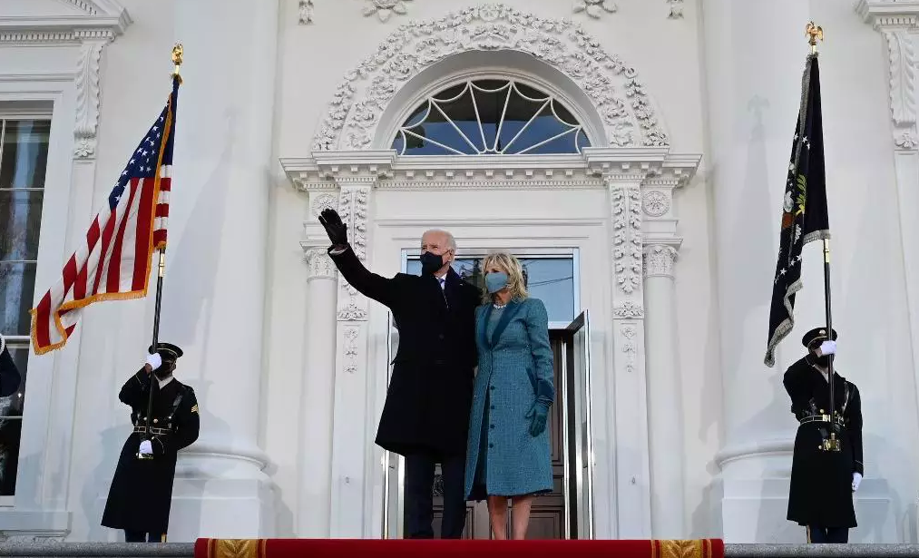 Joe Biden chega à Casa Branca