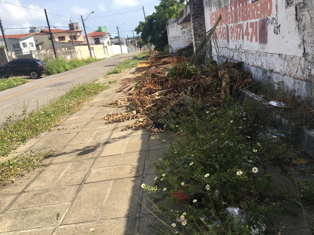 Bairro com IPTU mais caro de Natal tem rua transformada em lixão