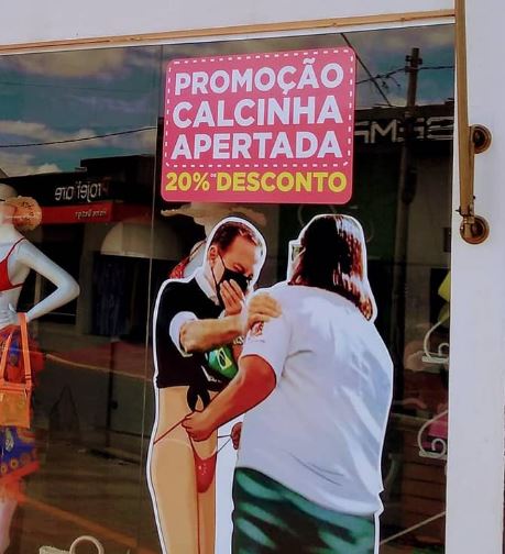 Loja usa foto de Doria para divulgar promoção de 'calcinha apertada'