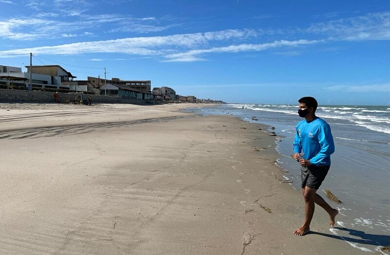 Boletim de Balneabilidade aponta 3 trechos de praia impróprios para banho no RN