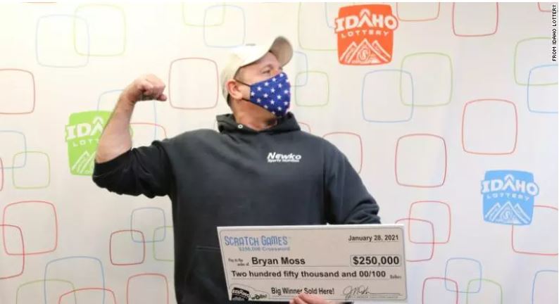 Americano ganha na loteria pela sexta vez