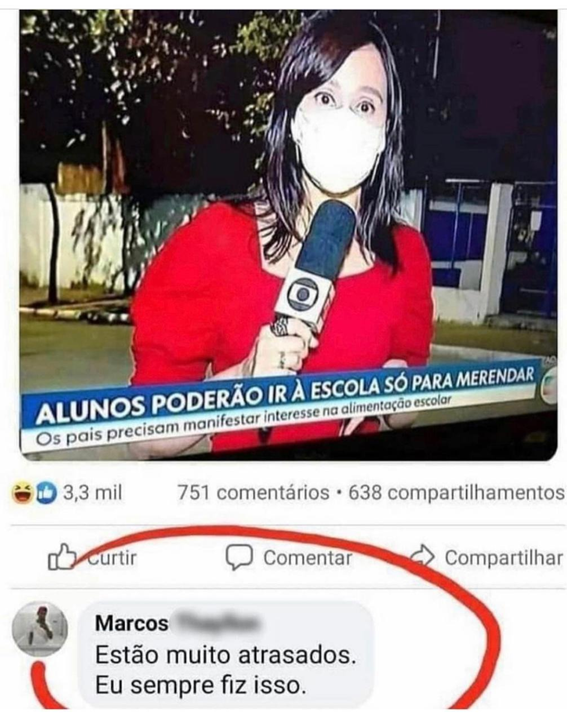 É hora de merendar a hipocrisia