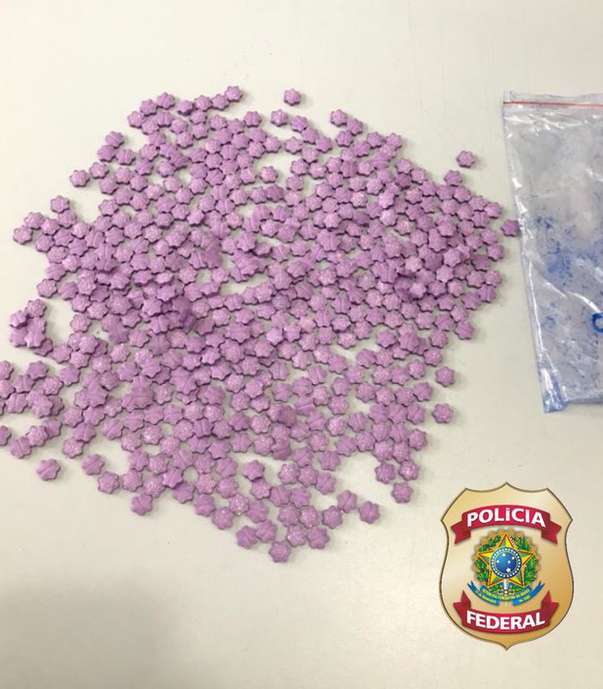 Polícia Federal apreende cerca de 500 comprimidos de ecstasy no RN