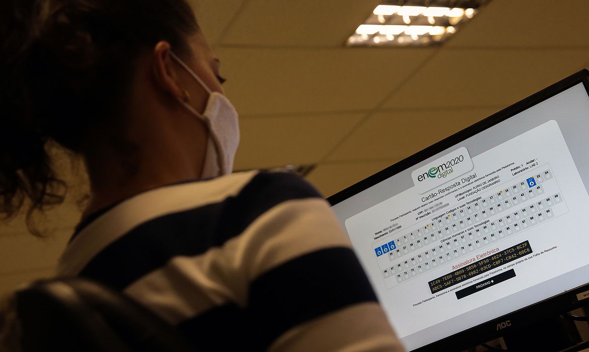 Gabaritos do Enem digital já estão disponíveis; confira