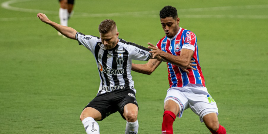 Em lados opostos da tabela, Atlético-MG e Bahia empatam pelo Brasileirão