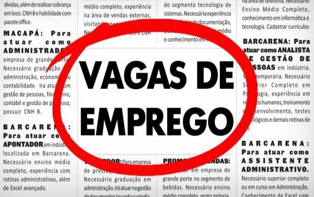 Sine-RN tem quase 40 vagas de emprego nesta segunda-feira; confira a lista