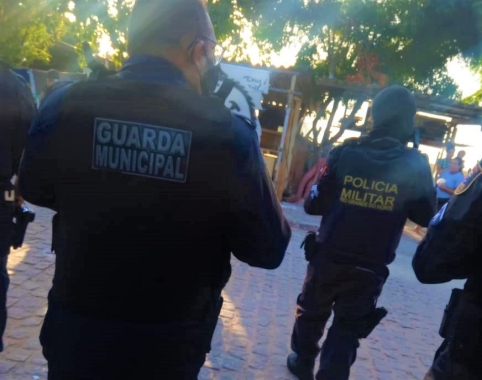 Guarda e PM combatem aglomerações no Paço da Pátria e em Mãe Luiza