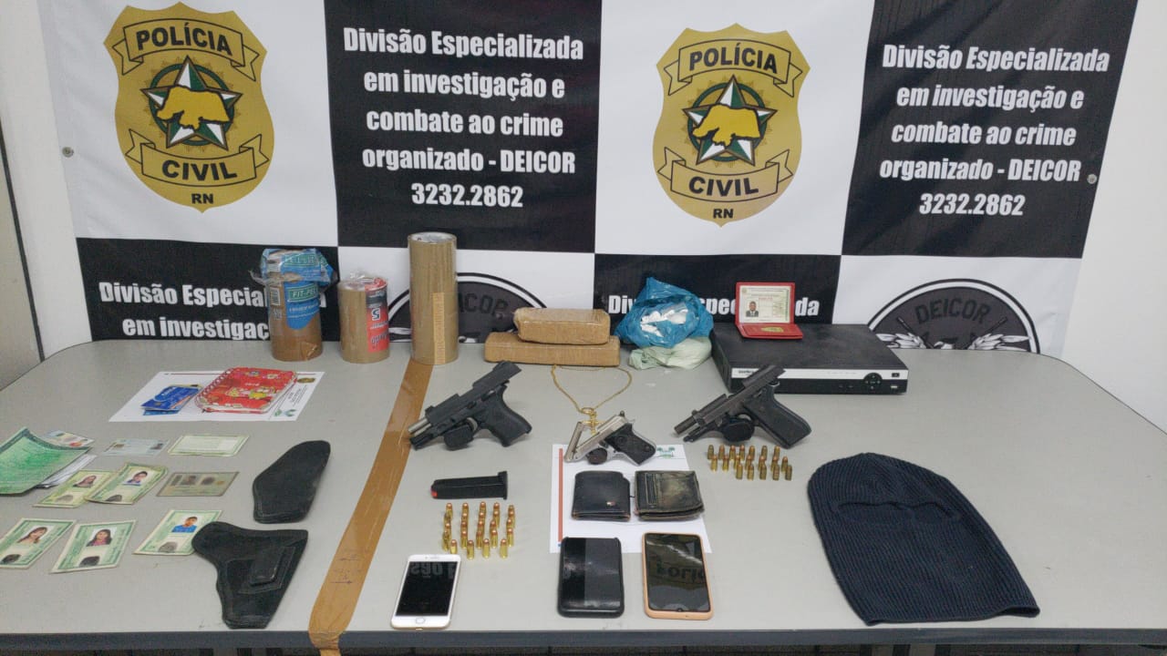 Polícia prende 10 suspeitos de integrarem facção criminosa no RN