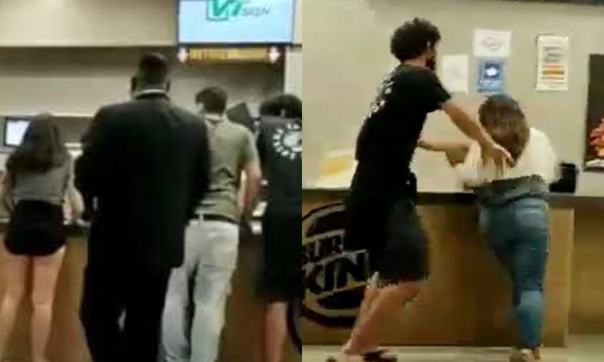 Funcionárias de rede de fast-food ficam feridas após confusão com clientes em SP