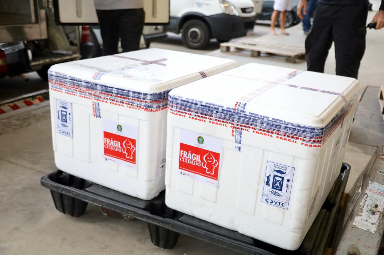 RN recebe 35.500 doses da vacina de Oxford