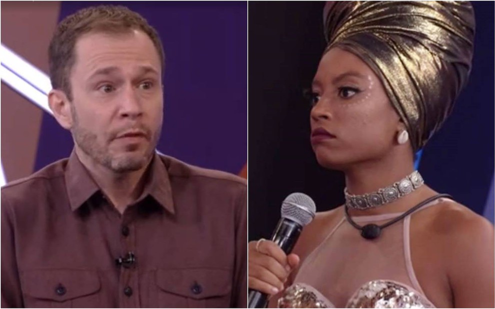 Tiago Leifert esculacha Lumena no BBB21: 'Não dava pra conversar com você'
