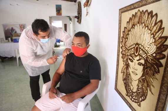 Comunidade Potiguara não aldeada recebe vacina nesta sexta-feira em Natal