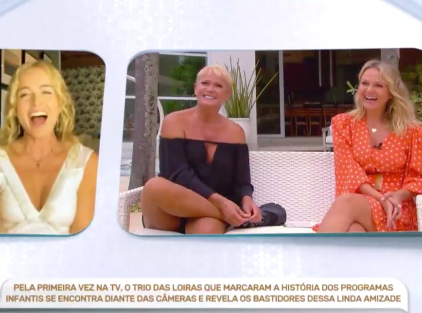 VÍDEO: Em entrevista a Eliana e Xuxa, Angélica responde se vai ser primeira-dama