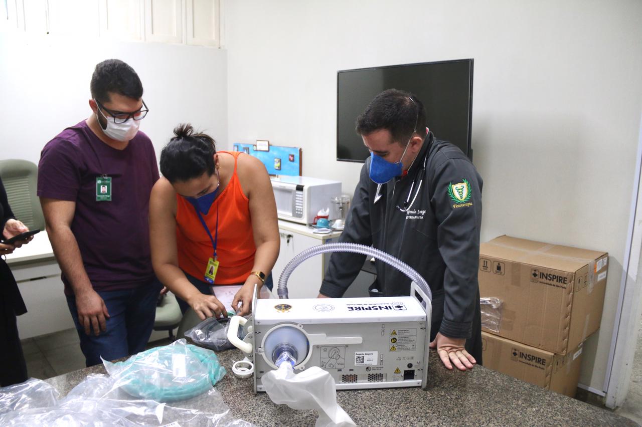 Hospital Giselda Trigueiro recebe novos respiradores