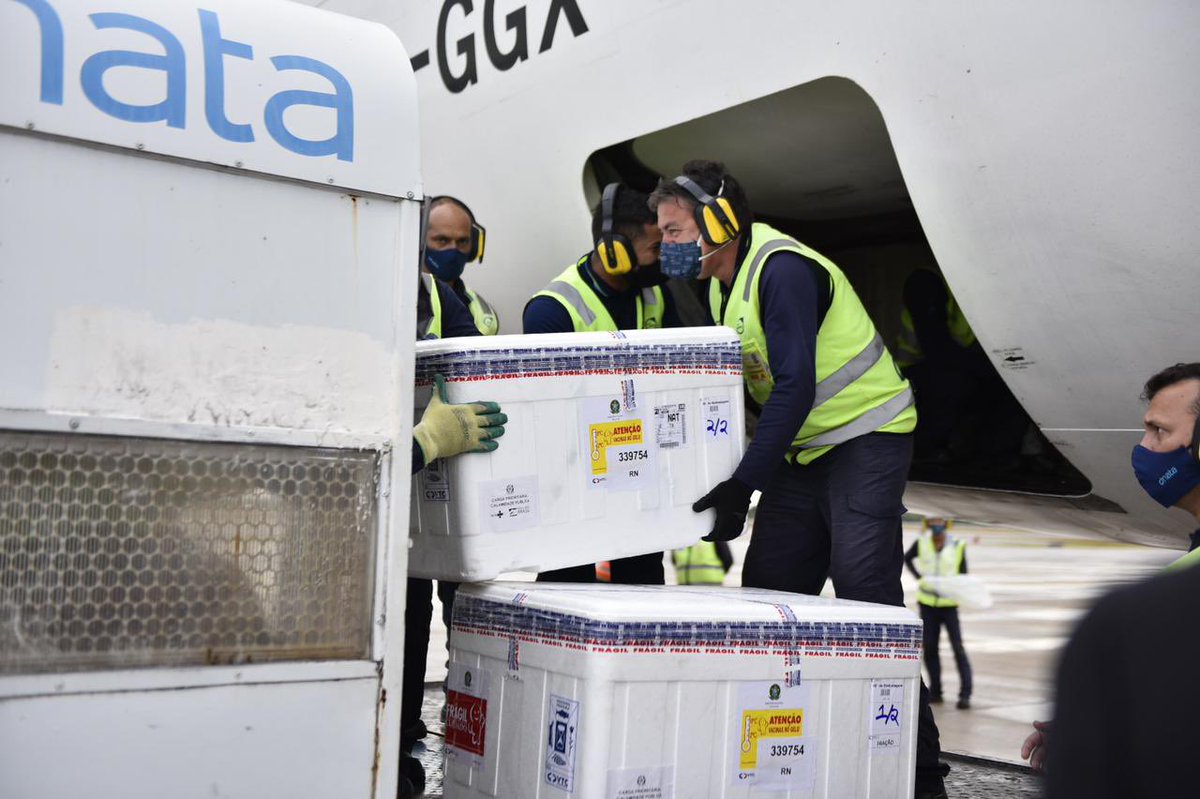 RN receberá 74,6 mil doses da CoronaVac amanhã