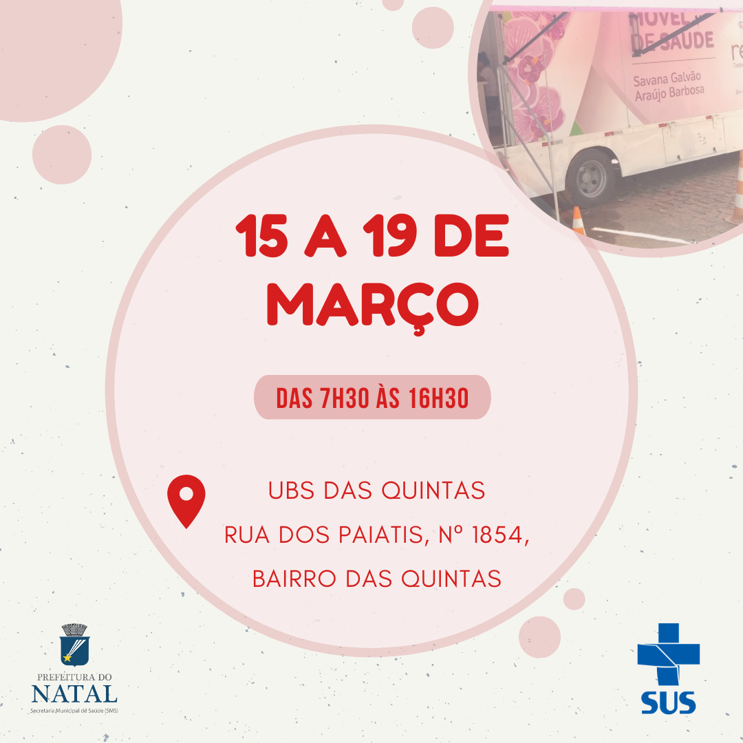 Mutirão de mamografia da Prefeitura de Natal acontece nas Quintas nesta semana