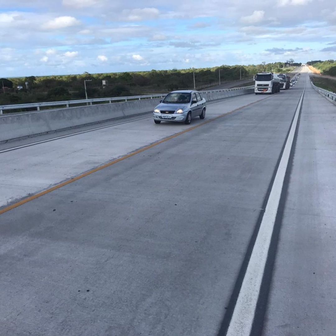 Governo Bolsonaro libera trecho da Reta Tabajara para o tráfego