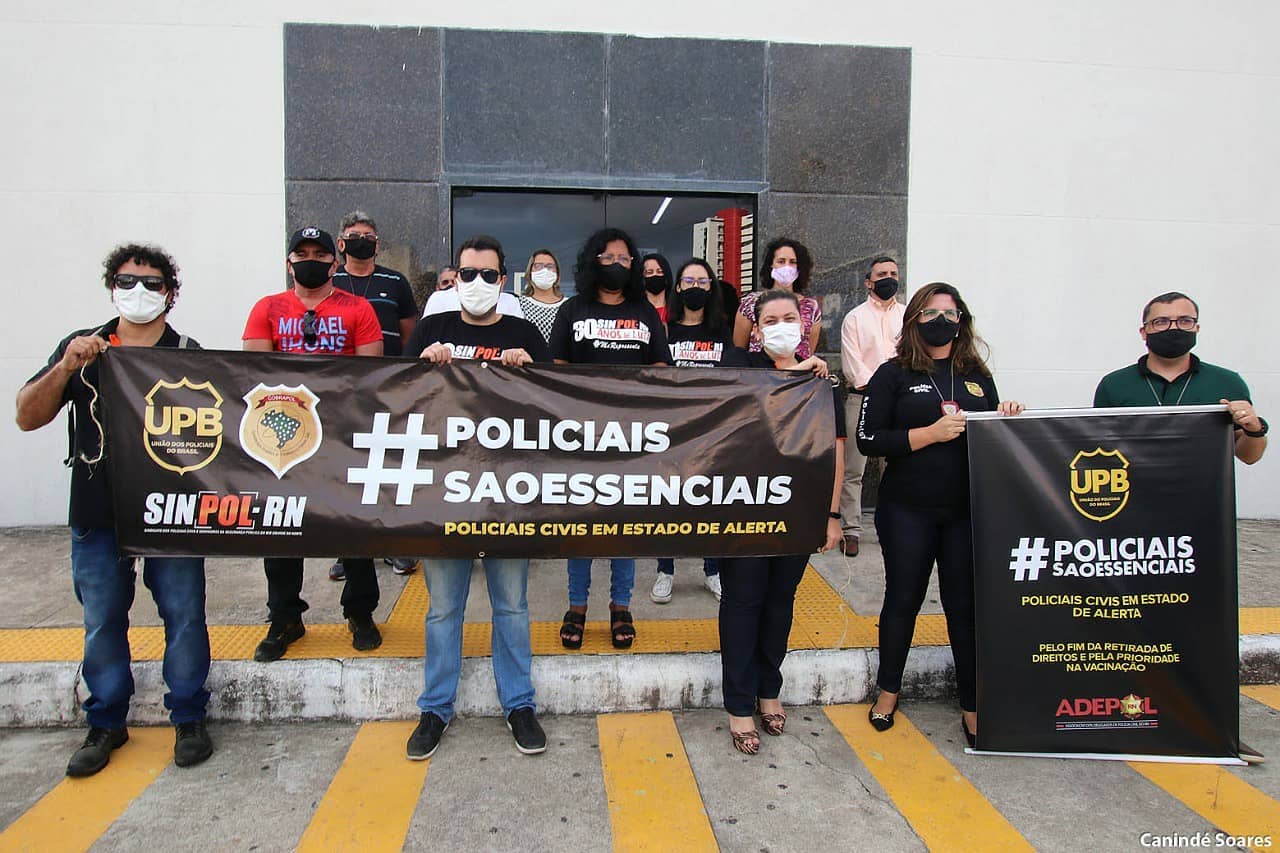 Atrás dos presos, policiais pedem a Fátima prioridade na vacinação da categoria