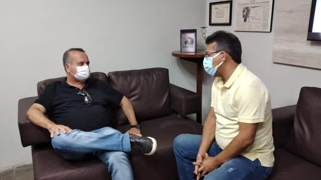 Em agenda no Seridó, Rogério Marinho conversa com prefeito de Lagoa Nova
