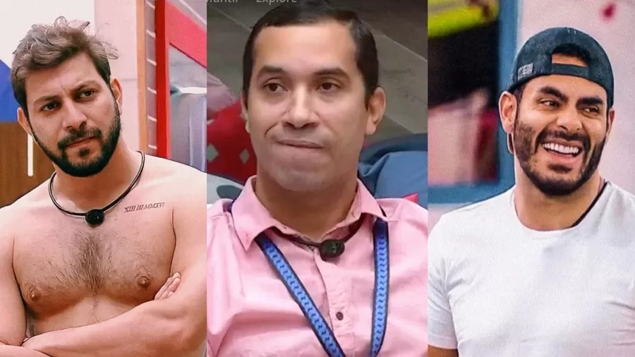 Caio, Gilberto e Rodolffo estão no 10º paredão do BBB; veja quem votou em quem