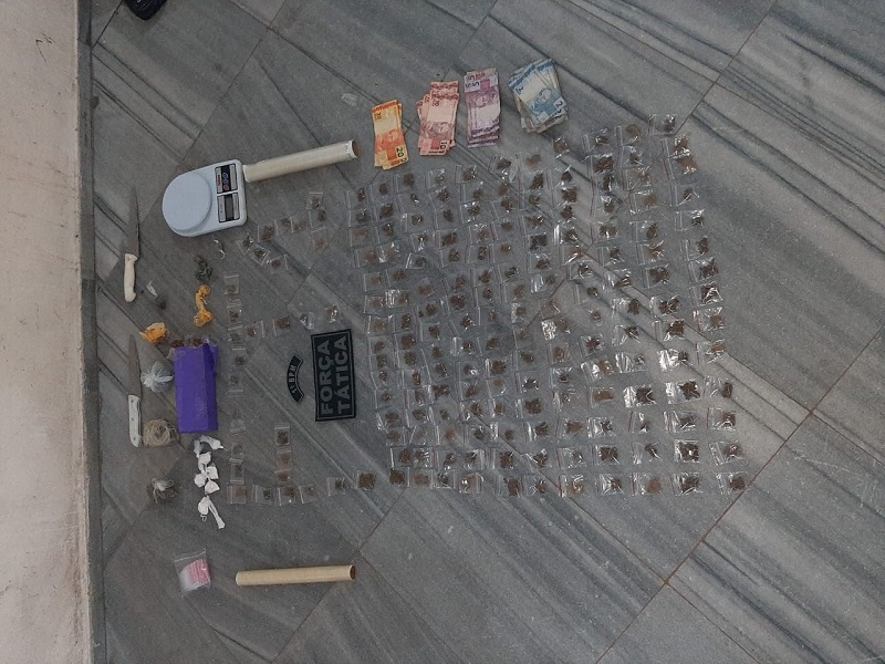 Polícia desarticula ponto de venda de drogas na Zona Leste de Natal