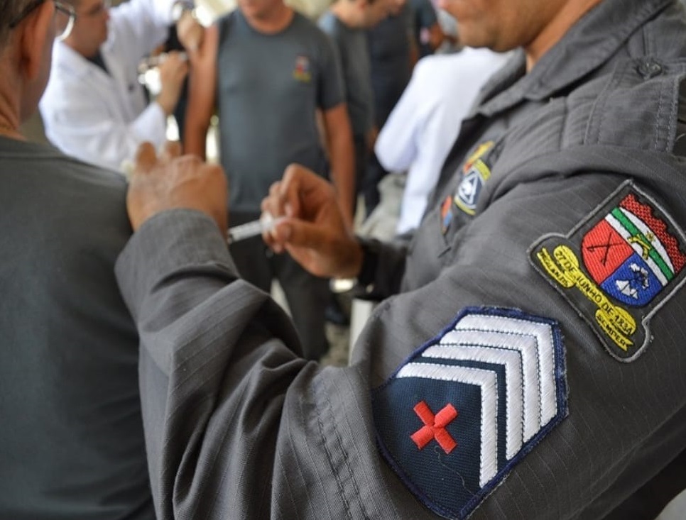 RN inicia vacinação de agentes de segurança pública contra a Covid-19