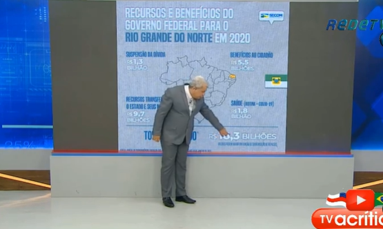 VÍDEO: Sikêra Júnior cobra Fátima Bezerra na TV sobre recursos federais