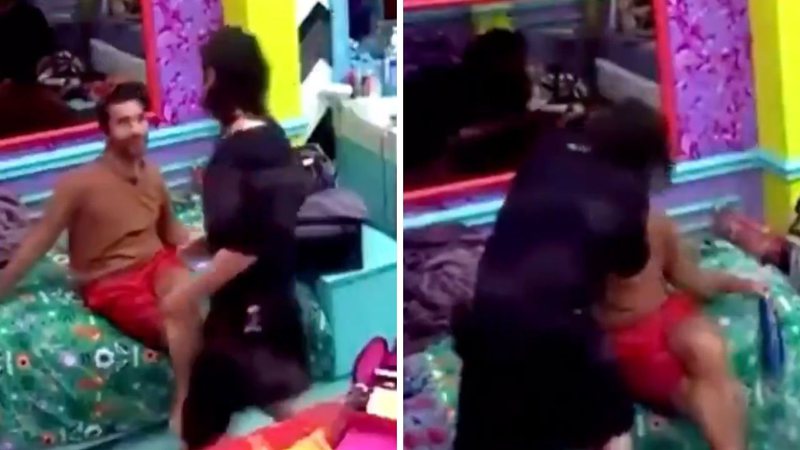 BBB21: Gil pede beijo na boca e Fiuk atende o desejo: 'Fico todo derretido'