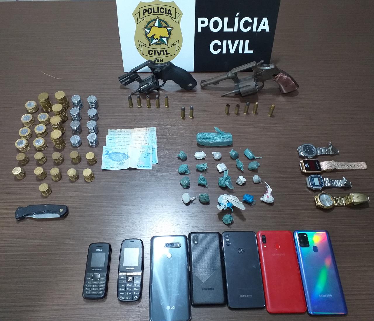 Operação da Polícia civil prende integrantes de facção criminosa na Grande Natal