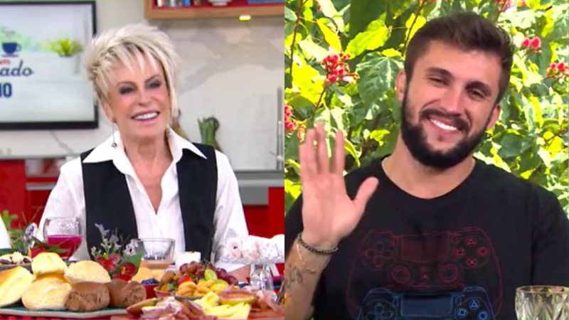 Ana Maria Braga debocha e deixa ex-BBB Arthur sem graça: 'benefícios da banana'