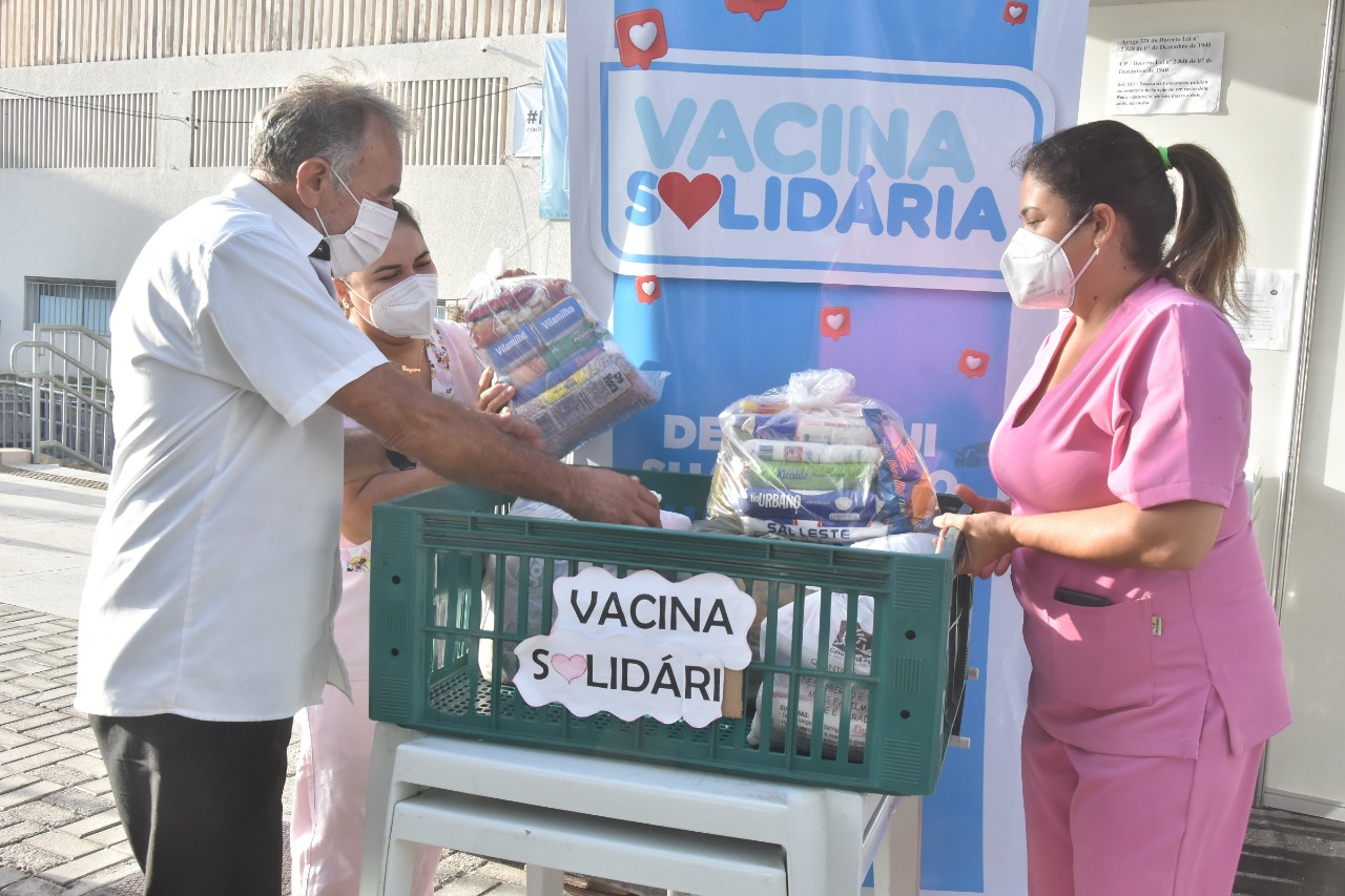 Campanha Vacina Solidária arrecada em Natal mais de 6,8 toneladas de donativos