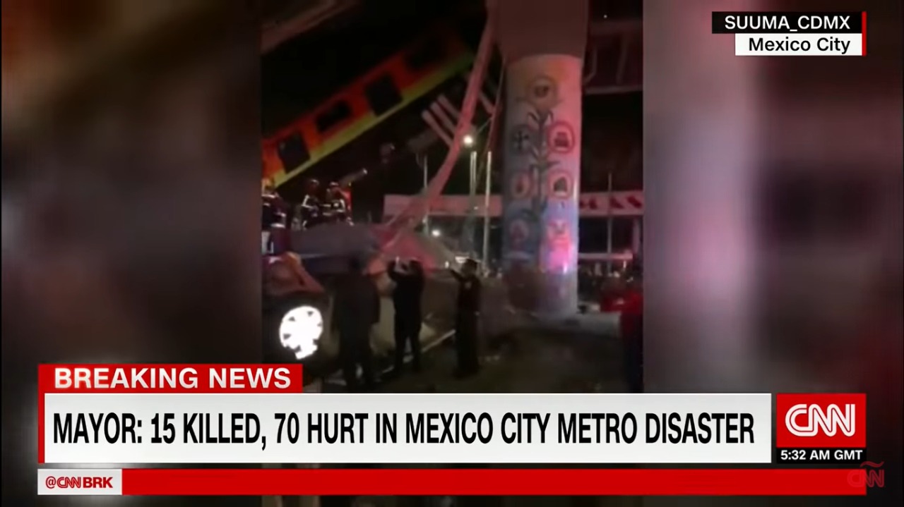 VÍDEO: Pelo menos 20 morrem após viaduto do metrô desabar; assista