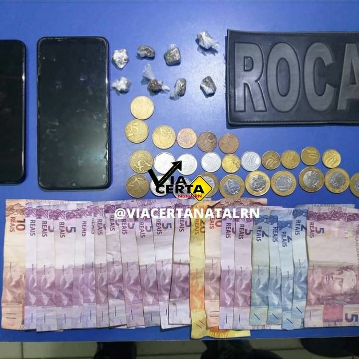 PM prende homem e apreende menor com material entorpecente em Natal