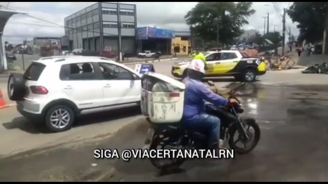Avenida Nevaldo Rocha é interditada em Natal; veja o motivo