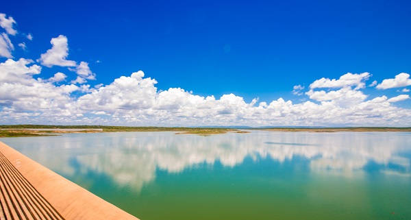 Barragem Santa Cruz do Apodi acumula maior volume dos últimos 6 anos