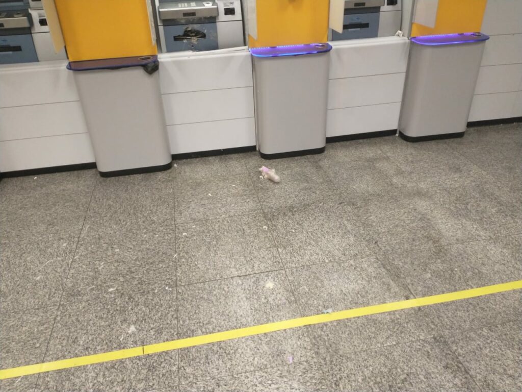 Bandidos tentam explodir banco em Natal, mas PM frustra ação