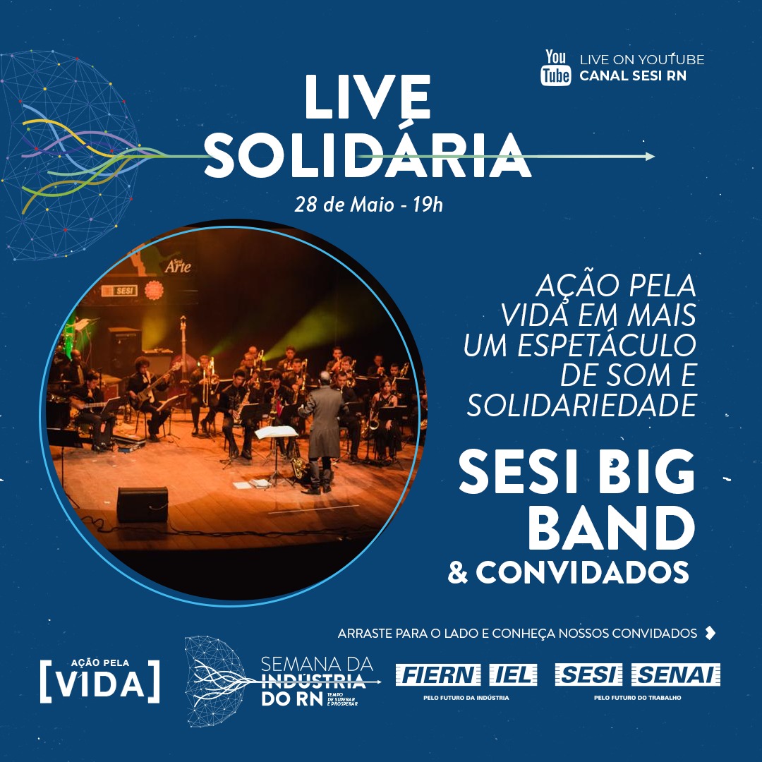 Artistas locais são destaque de Live Solidária na Semana da Indústria da FIERN