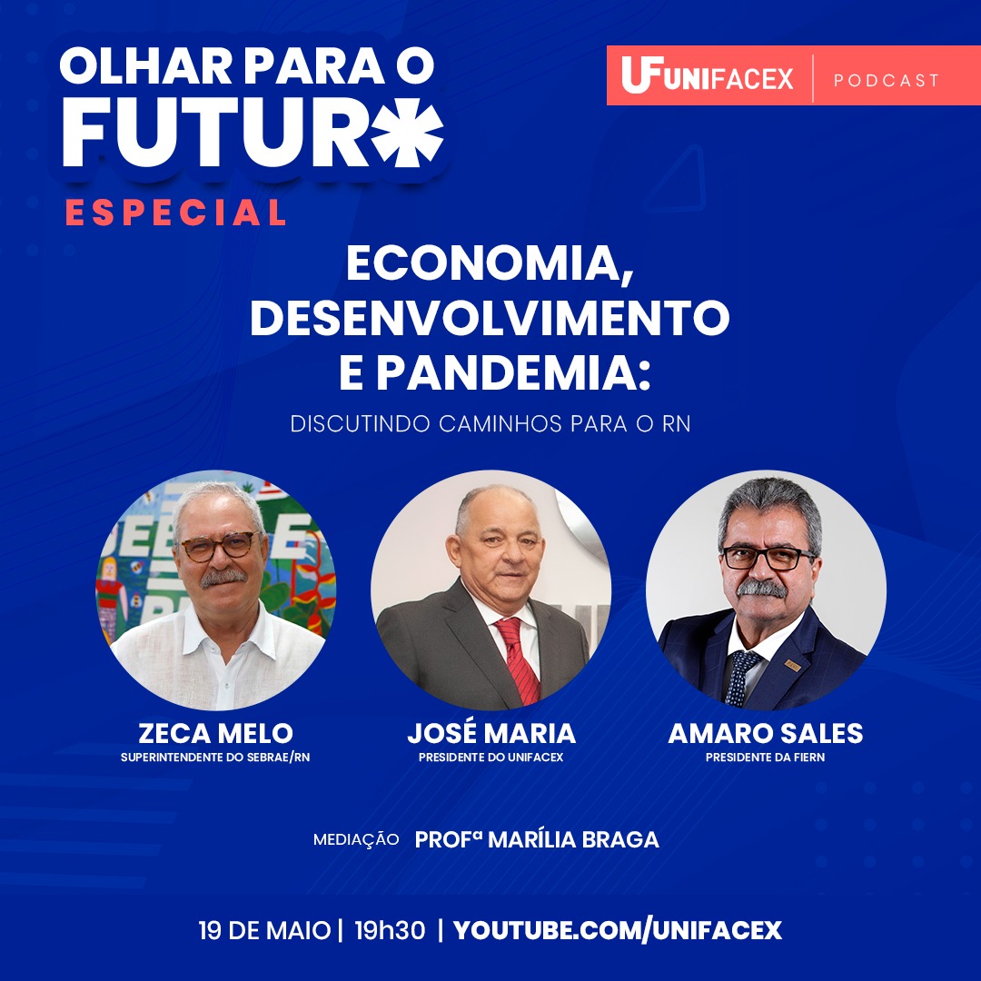 Amaro Sales participa de live nesta quarta-feira sobre os caminhos do RN