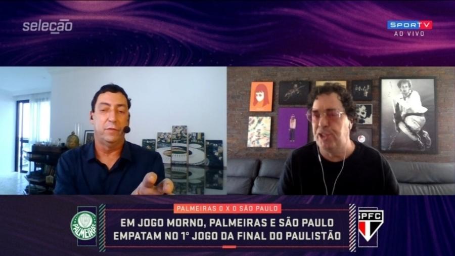 VÍDEO: Casagrande tem discussão quente com comentarista do Sportv
