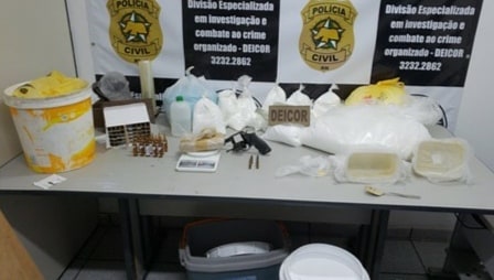 Polícia apreende cerca de 100kg de drogas durante operação em São Gonçalo