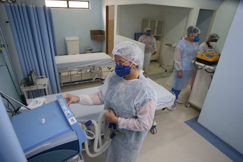 RN inicia semana com fila e 97,5% de ocupação em UTIs Covid