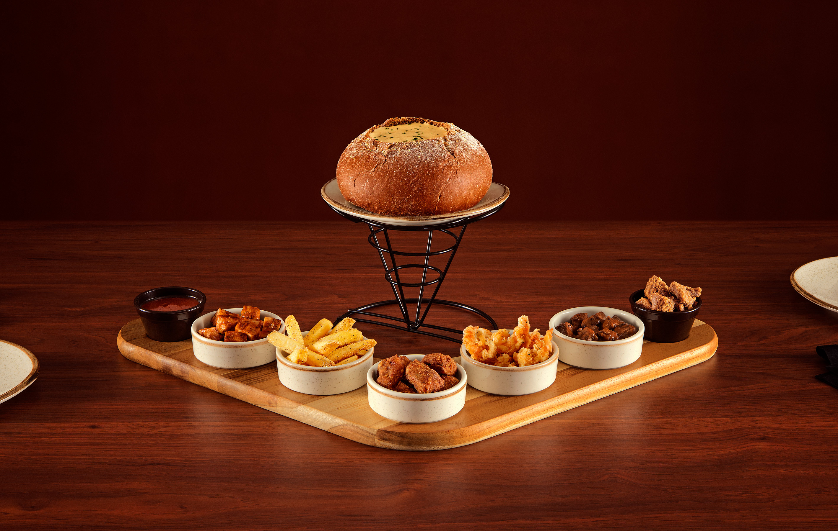 Muito Outback Envolvido: versões salgada e doce do amado Fondue