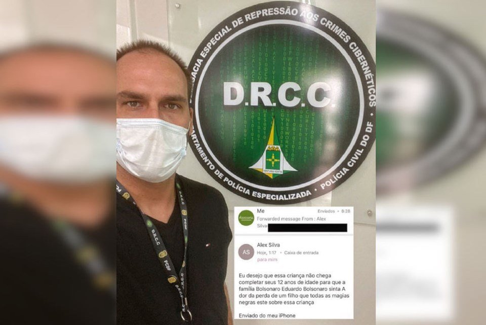 Neta de Bolsonaro de apenas 8 meses sofre ameaças e família registra BO