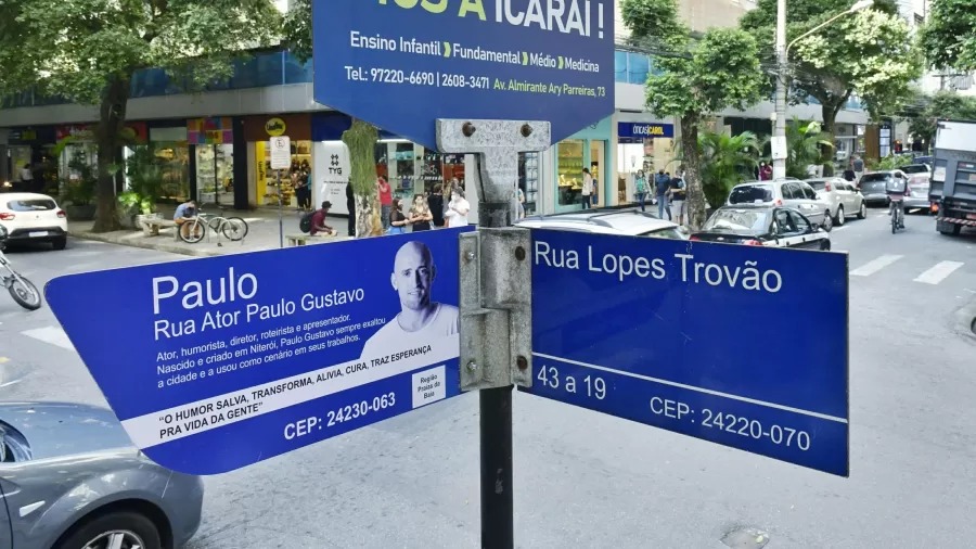 Lojistas querem retirar homenagem a Paulo Gustavo de nome de rua; saiba o motivo
