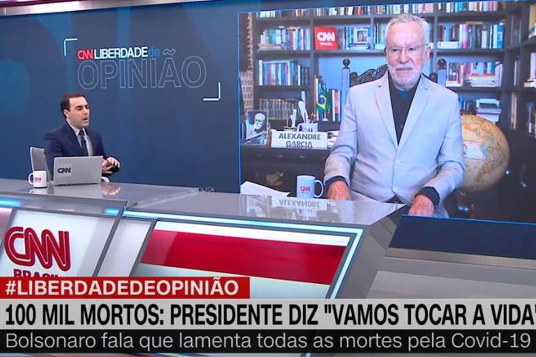 Jornalista deixa quadro da CNN por brigas com Alexandre Garcia