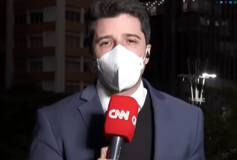 Ato contra Bolsonaro atacou equipe da CNN, mas foi "pacífico", diz repórter