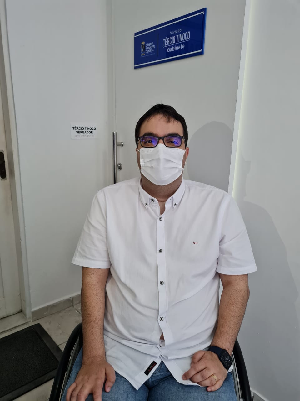 Gabinete do vereador Tércio Tinoco é o primeiro 100% acessível da Câmara