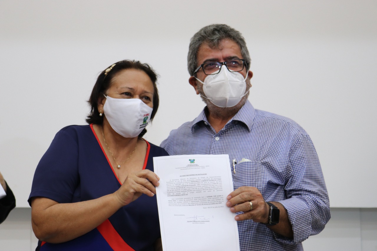 Presidente da FIERN destaca importância do Centro Industrial de Macaíba em solenidade de entrega de alvarás